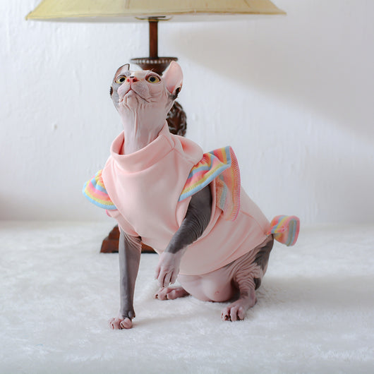 Ropa para Mascotas con Manga Volante de Terciopelo - Antideshedding - Image 4