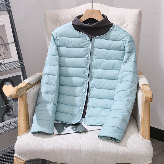 Chaqueta Corta Acolchada de Algodón para Mujer - Ligera y Cálida