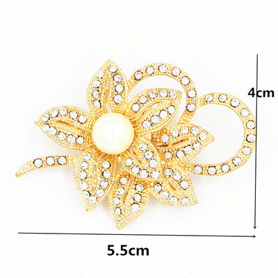 Broche Moño de Perlas de Cristal para Dama - Image 3