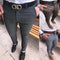 Pantalones Casuales Ajustados para Hombre - Estilo Moderno y Versátil