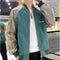 Chaqueta Bomber con Estampado de Buitre