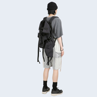 Mochila Hip Hop de Gran Capacidad Tooling Street - Image 5