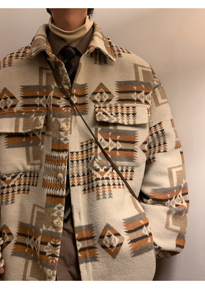 Abrigo de Lana Oversized para Hombre - Chaqueta Casual Holgada - Image 19