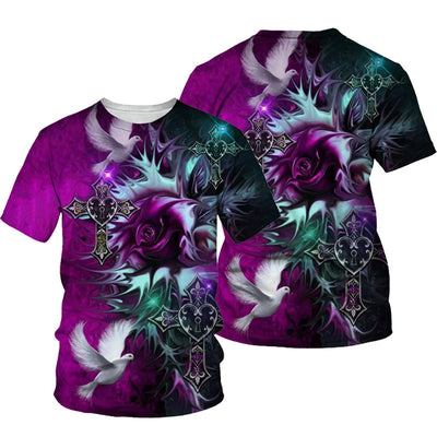 Playera Estilo Urbano con Impresión 3D - Manga Corta para Hombre - Image 7