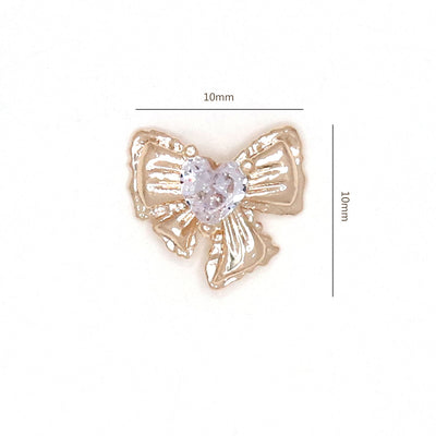 Adorno de Uñas Moño con Circonita Brillante - Image 17