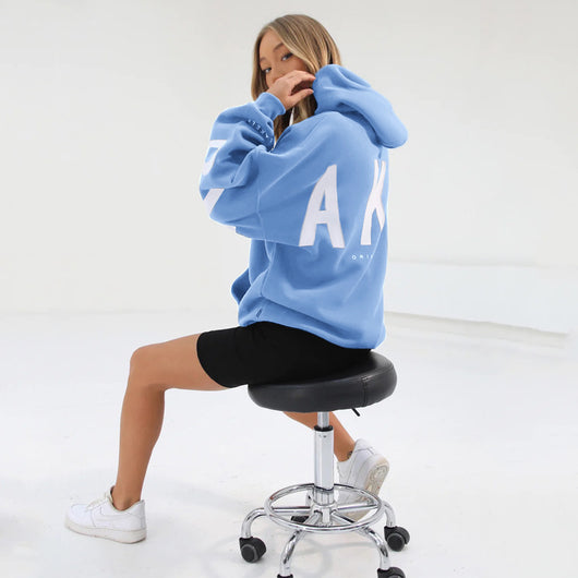 Sudadera Estampada Gruesa Oversize de Manga Larga Versátil - Image 56