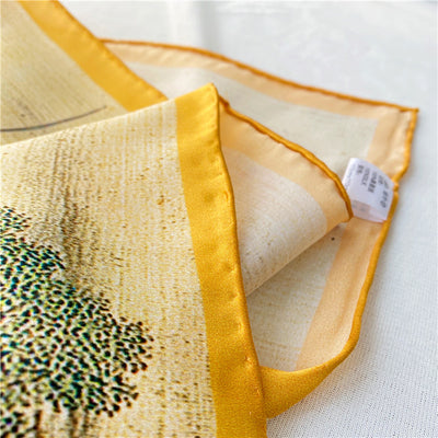 Pañuelo de Seda Grande Cuadrado para Mujer - Image 10