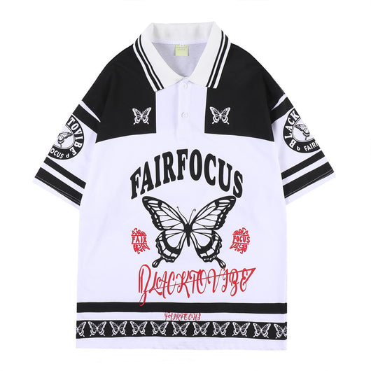 Camiseta Manga Corta Estampado Mariposas para Hombre - Image 11