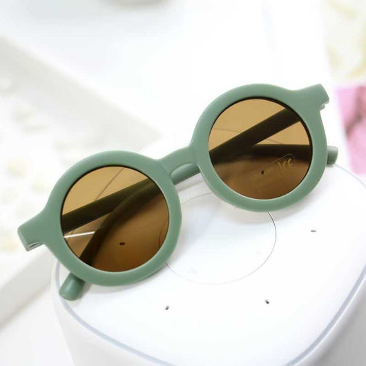 Gafas de Sol Infantiles Retro Coreanas para Bebés 1-5 Años con Protección UV - Image 5