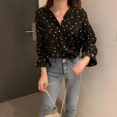 Blusa Occidental Retro Estilo Hong Kong Personalizable - Image 7