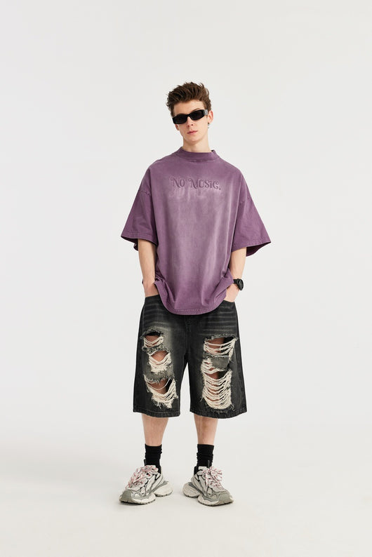 Playera Estampada 3D con Tinte Degradado para Hombre - Primavera y Verano - Image 9