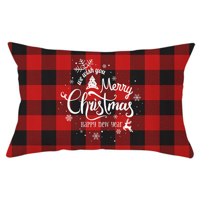 Funda de Cojín Respaldo Lino Estampado Navideño - Image 4