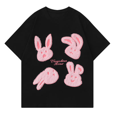 Camiseta para Hombre con Estampado de Conejito Adorable - Image 2