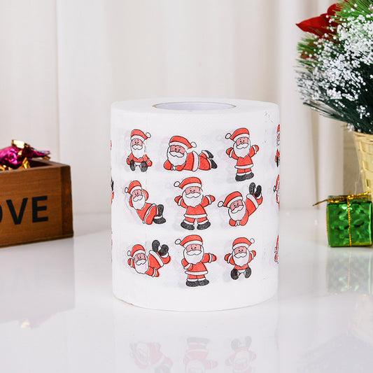 Papel Higiénico Navideño con Diseño Santa Claus - Decoración Festiva del Hogar - Image 2