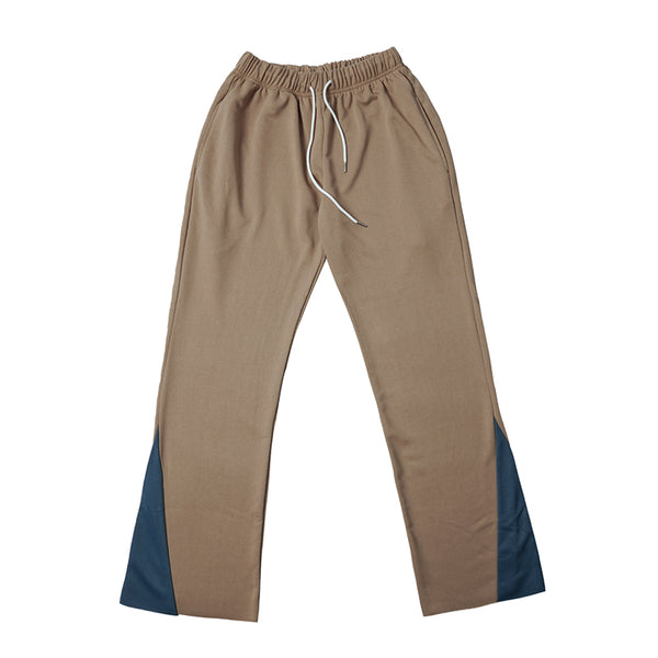 Pantalones Patchwork de Pierna Recta