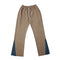 Pantalones Patchwork de Pierna Recta