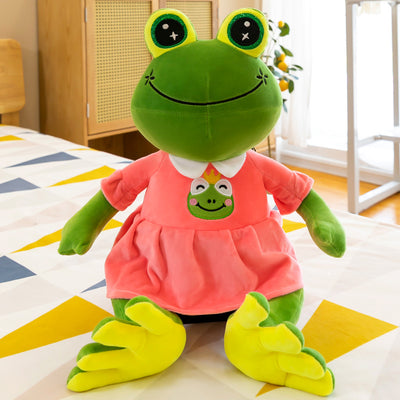 Peluche Rana Suave - Regalo Perfecto para el Día del Niño
