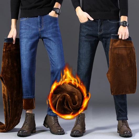 Pantalones Largos Cálidos Business Casual para Hombre - Image 4