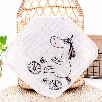 Toalla de Gasa de Algodón de Seis Capas para Bebés y Niños - Image 10