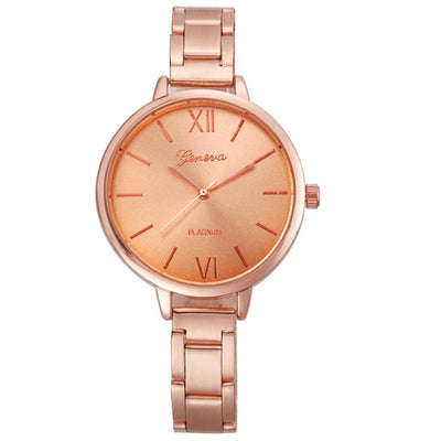 Reloj de Cuarzo para Dama Geneva con Malla de Acero Fino - Image 3