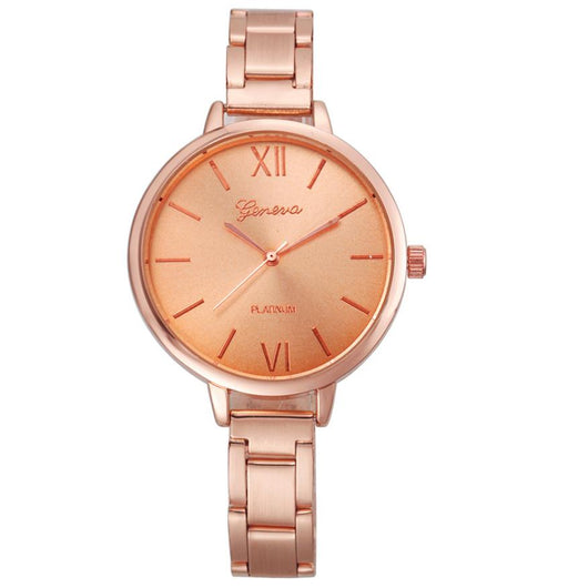 Reloj de Cuarzo para Dama Geneva con Malla de Acero Fino - Image 3