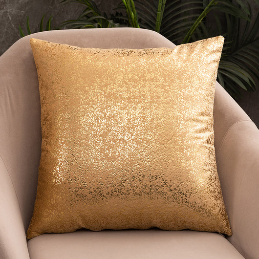 Funda de Almohada Terciopelo Copo de Nieve con Estampado Dorado - Image 13