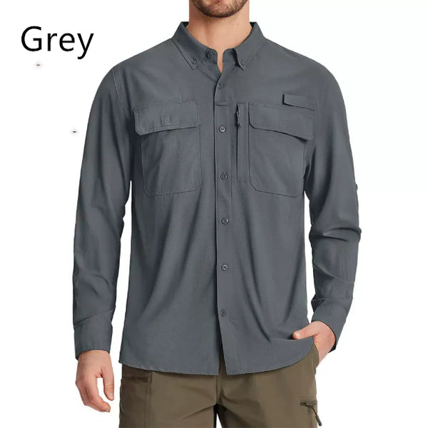 Camisa Táctica de Manga Larga para Primavera y Otoño
