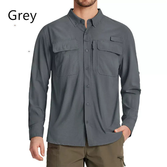 Camisa Táctica de Manga Larga para Primavera y Otoño