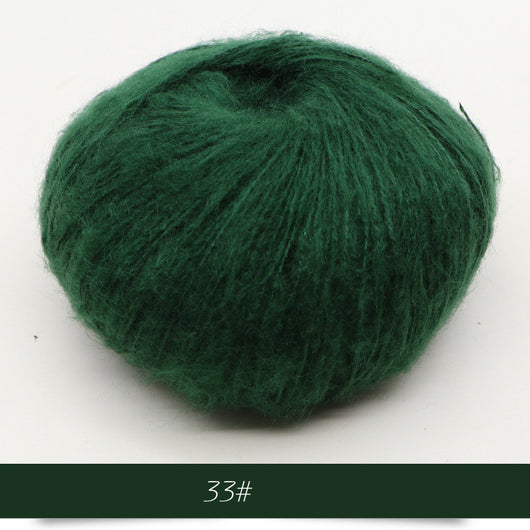Suéter y chal de mohair para bebé con detalle de tejido - Image 61