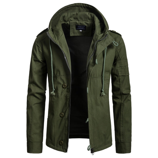 Sudadera con Capucha y Cierre de Botones - Estilo Casual Europeo - Image 7