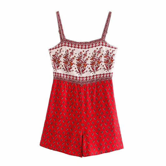 Mono Estampado con Cintura Elástica