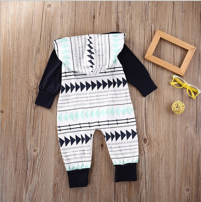 Pijama con Capucha y Arnés Triangular para Recién Nacido - Image 3
