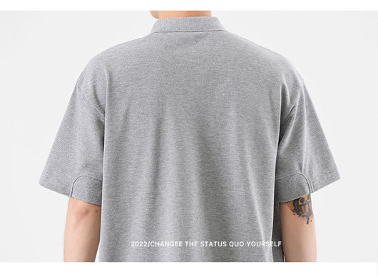 Polo Ejecutivo de Verano con Bordado Elegante para Hombre - Image 20