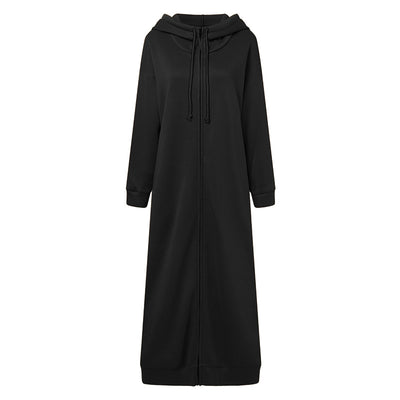 Abrigo Hoodie de Felpa Casual de Manga Larga para Mujer - Image 20