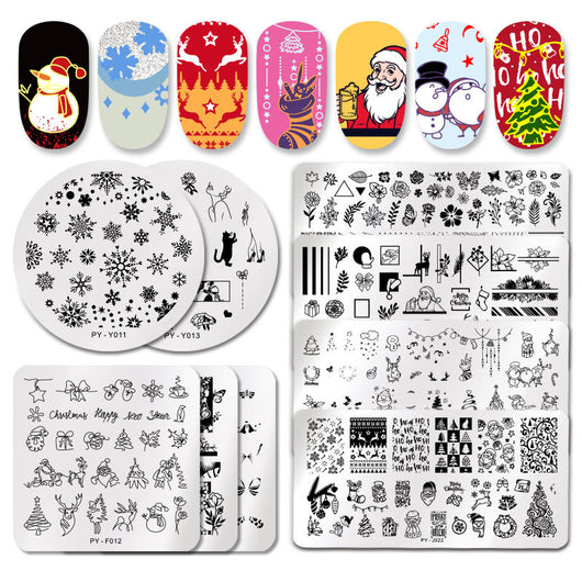 Plantilla de Estampado para Uñas - Kit Profesional de Transferencia - Image 21