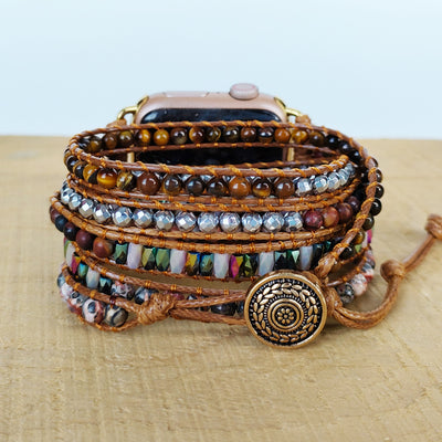 Reloj de Pulsera con Banda Tejida de Cuarzo Natural - Image 7