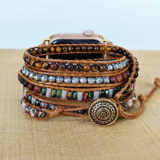 Reloj de Pulsera con Banda Tejida de Cuarzo Natural - Image 7