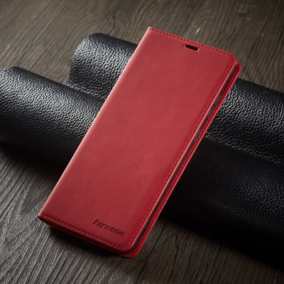 Funda Retro Flip para Teléfono con Compartimentos de Tarjetas