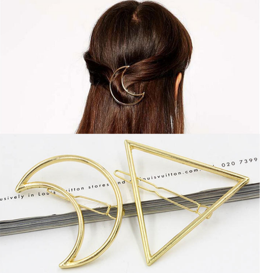 Pasador Luna Triángulo - Joyería para el Cabello - Image 3