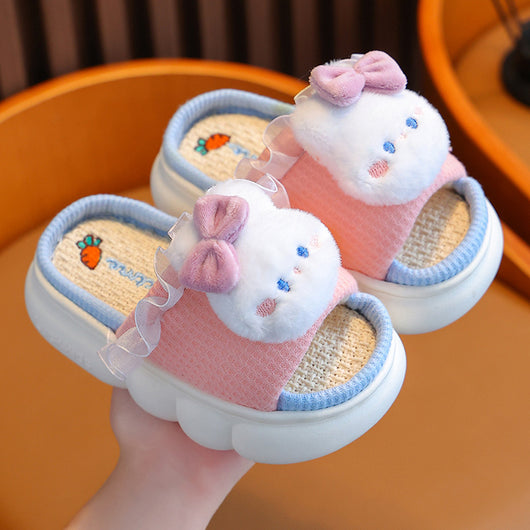 Pantuflas de Bebé en Lino y Algodón Transpirable - Image 2