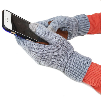 Guantes Tejidos de Lana con Pantalla Táctil - Estilo Europeo - Image 8