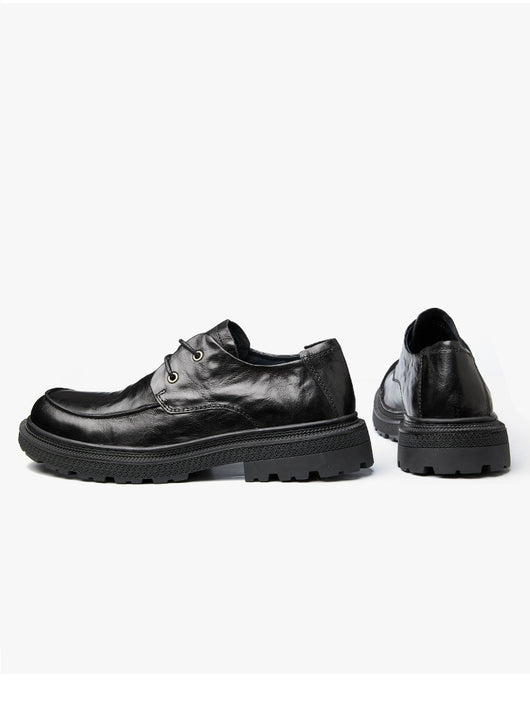 Zapatos Casuales de Cuero para Hombre - Estilo Retro Británico Transpirables - Image 16