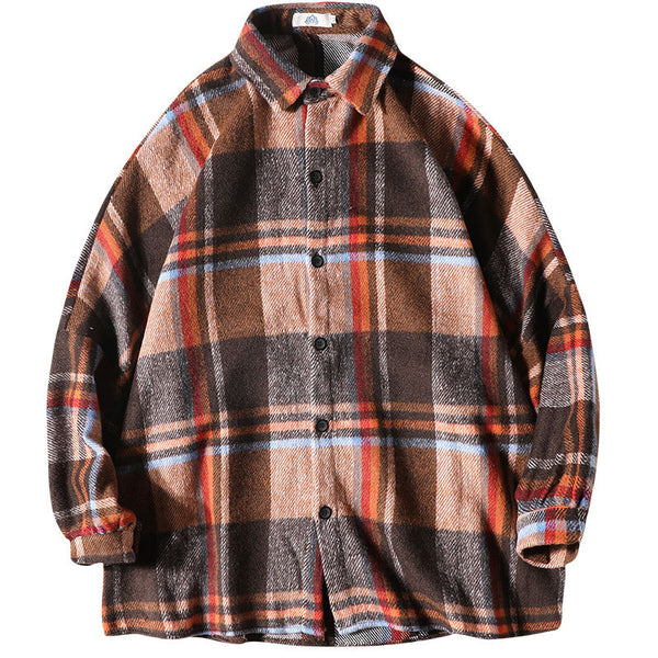 Camisa a Cuadros Estilo Hong Kong