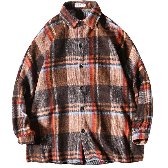 Camisa a Cuadros Estilo Hong Kong