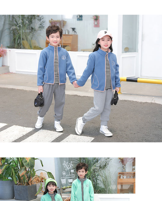 Conjunto Infantil Cardigan Polar con Capucha - Image 33