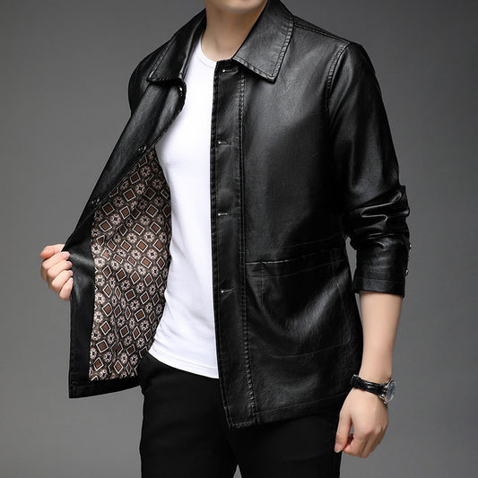 Chaqueta de Cuero para Hombre y Mujer - Estilo Otoño