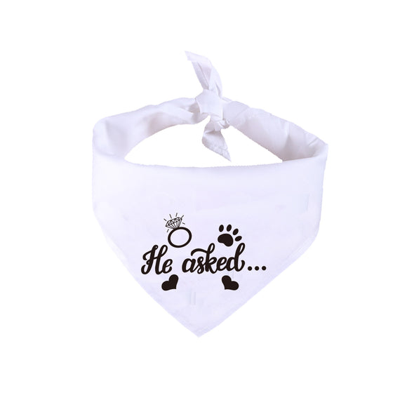Pañuelo Blanco para Perro - Joyería Nupcial San Valentín