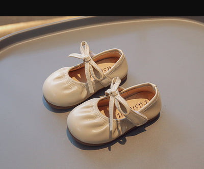Zapatos Escolares Infantiles Estilo Coreano con Moño Negro - Image 33