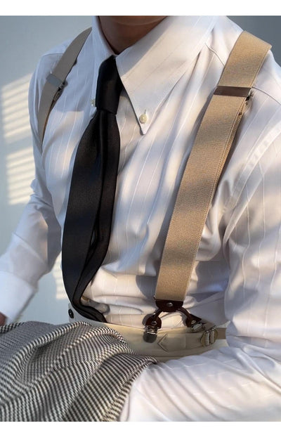 Camisa Elástica de Rayas Multiestación para Hombre - Image 10