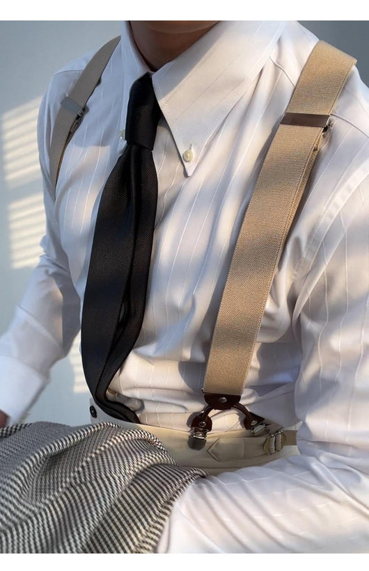 Camisa Elástica de Rayas Multiestación para Hombre - Image 10